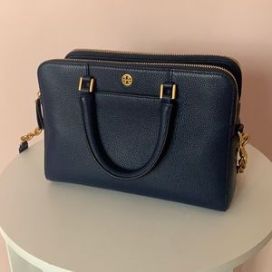Tory Burch Navy Blue Handbag